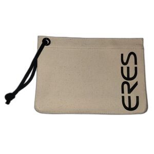 ERES Swimsuit Pouch Bag Womens Medium Beige Canvas Organic Cotton Travel Eco